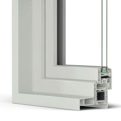 Fenêtre PVC rehau titanium